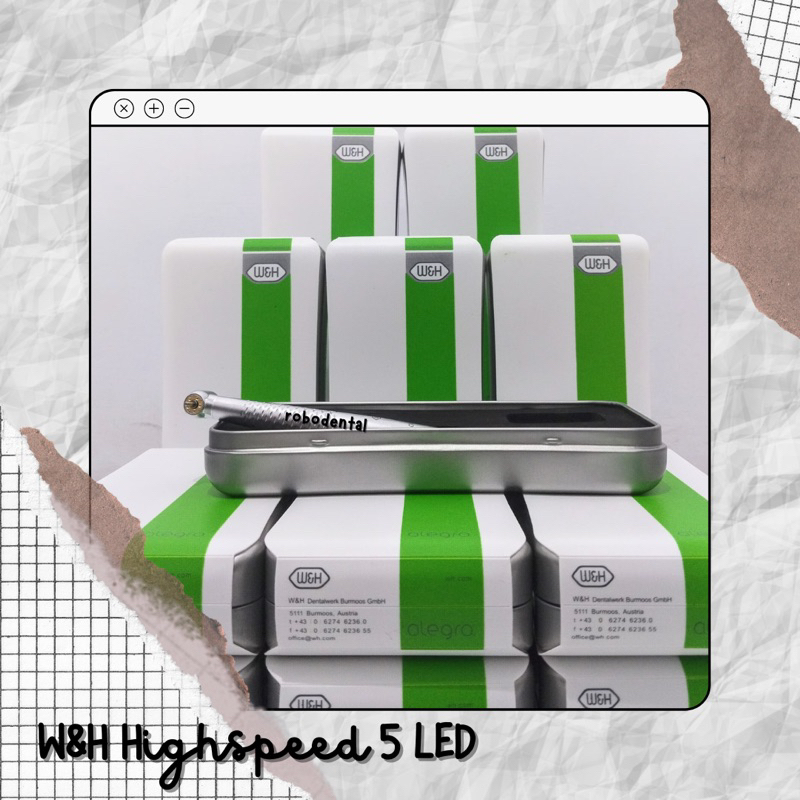 HANDPIECE WNH ALEGRA/SYNEA HIGHSPEED 5 LED