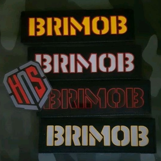 patch laser bodyvest brimob