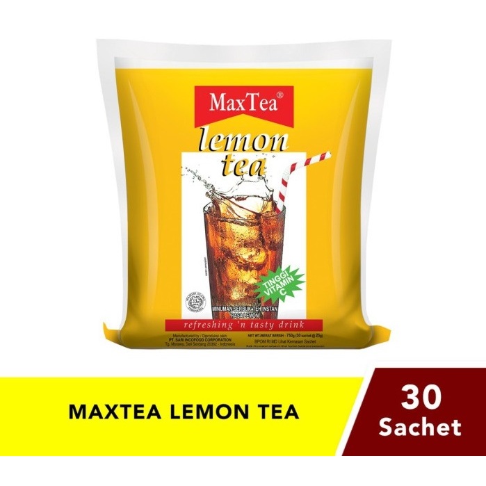 

Max Lemon Tea BAG (30pcs x 25gr) teh lemon