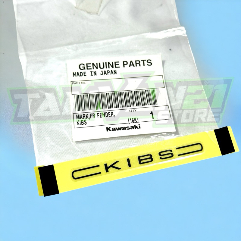 STICKER SPAKBOR DEPAN EMBLEM KIBS NINJA H2 ZX10R ZX6R ORIGINAL