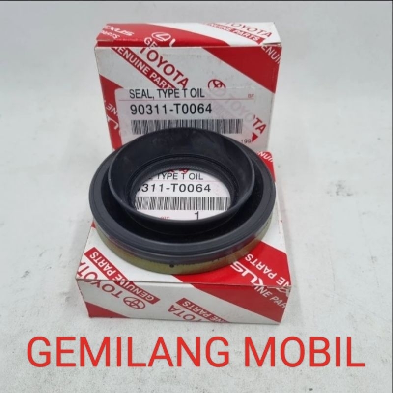 OLI SEAL OIL SEAL GARDEN DIFF SEAL PINION TENGAH TOYOTA HILUX REVO FORTUNER VRZ 2GD 90311-T0064 ORIG