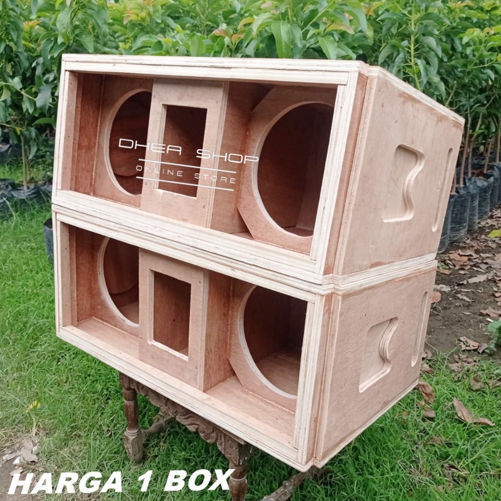 Box Speaker Line Array 10 inch Dobel Tweter