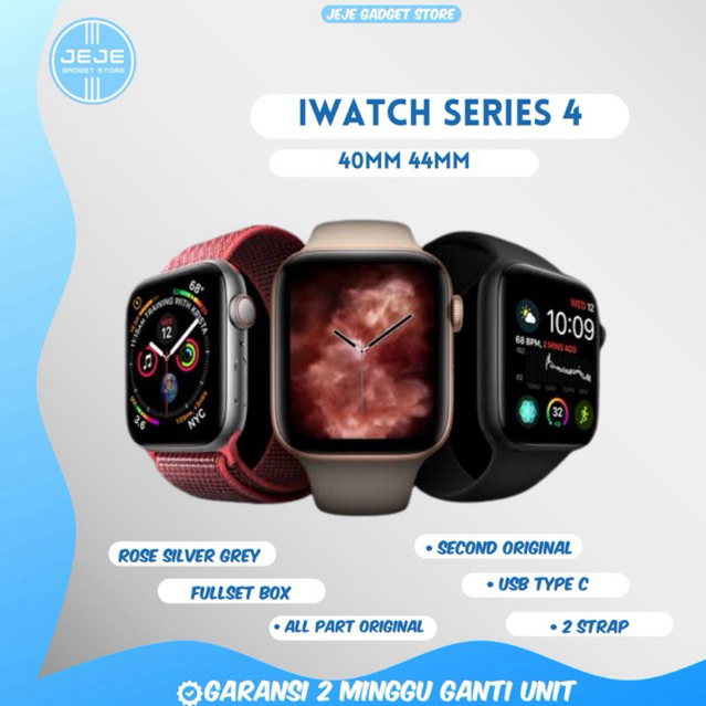 IWATCH SERIES 4 40MM 44MM SECOND LIKENEW FULLSET 100% ORIGINAL