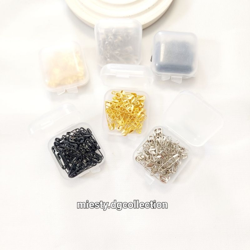 Peniti hijab Premium kecil l anti karat jarum tajam//peniti hijab per box