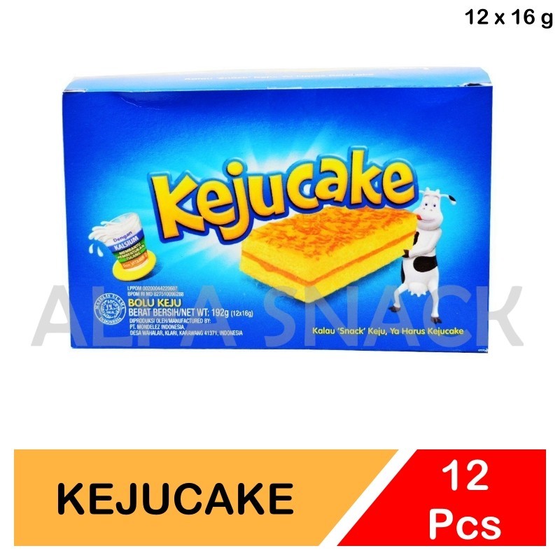 

Kraft Keju Cake Bolu 1 Box Isi 12 Pcs x 16 gram