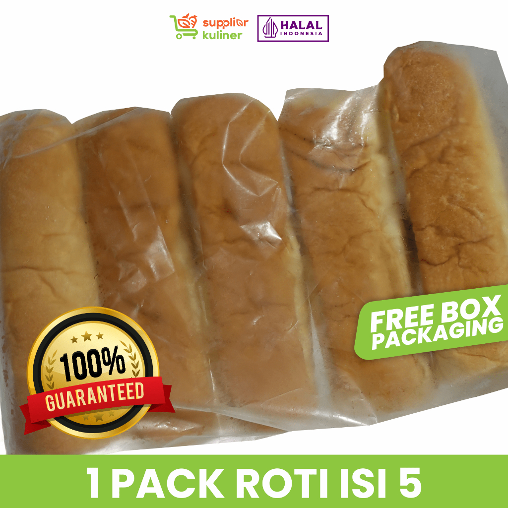 

ROTI HOTDOG / ROTI PREMIUM HOTDOG BUN 26 CM / ROTI HOTBEEF TANPA WIJEN