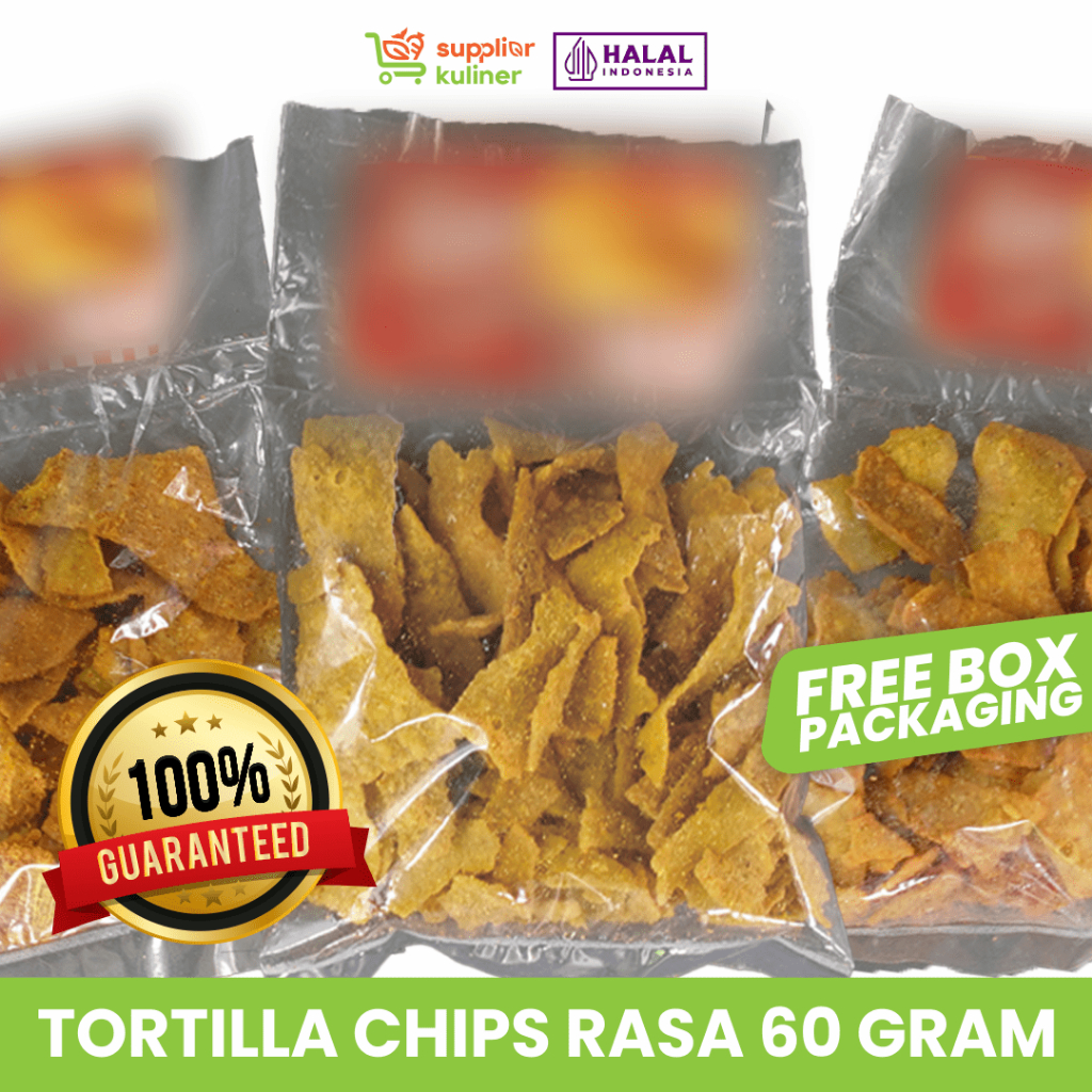 

TORTILLA CHIPS RASA / TORTILLA KERIPIK JAGUNG 60 G