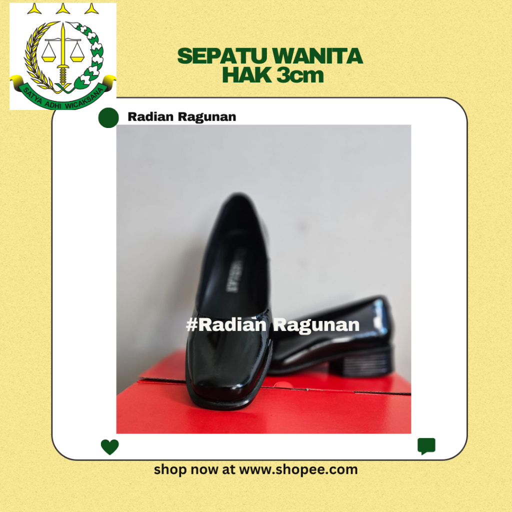 SEPATU PDH WANITA JAKSA | KEJAKSAAN RI