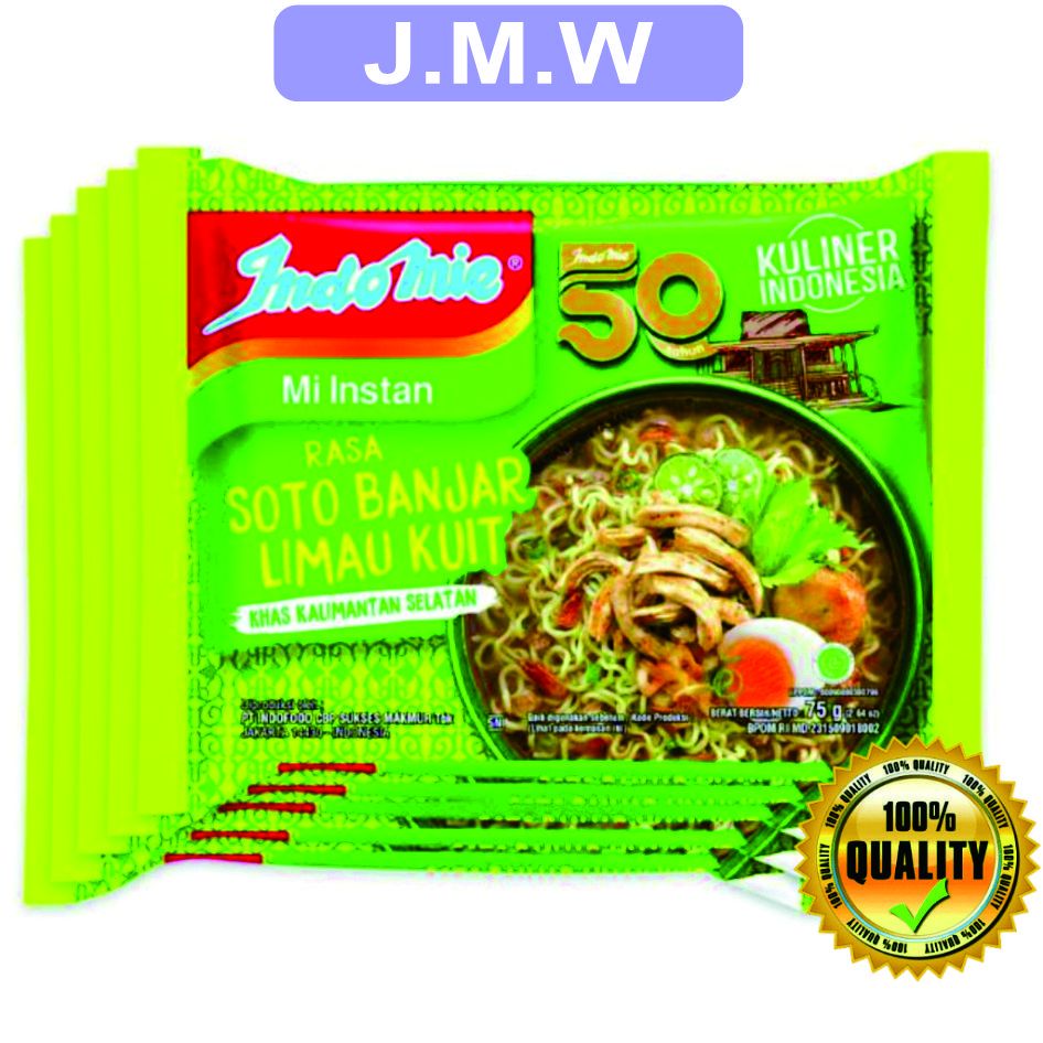 

Indomie Mi Instan Soto Banjar Limau Kuit 75 g