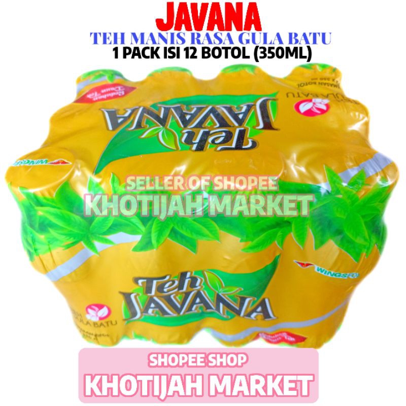 

Teh Javana Gula Batu 1 Pack Isi 12 Botol 350ML