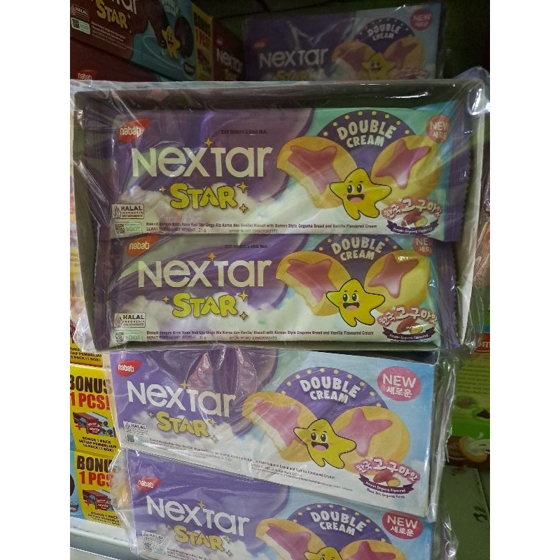 

Nextar Star Goguma Double Cream isi 10 pc