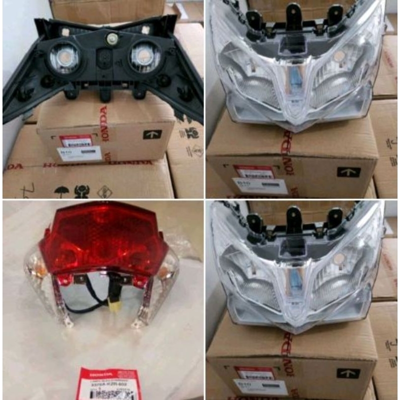 LAMPU DEPAN LAMPU STOP VARIO 125 FI OLD ORIGINAL