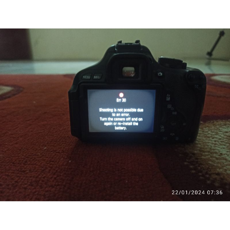 canon 600d error 30 + lensa tele canon 55-250
