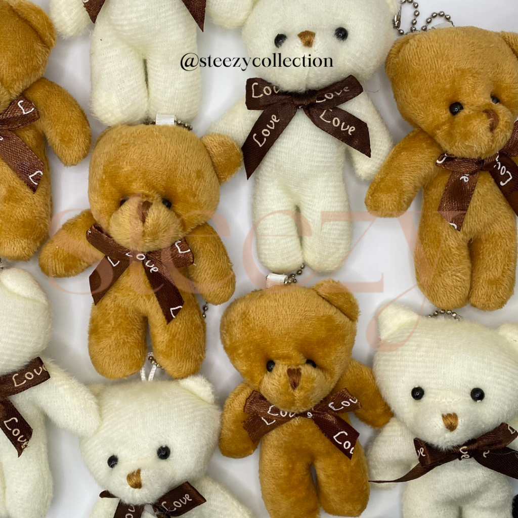 Boneka Bear - Gantungan Kunci Beruang Kecil / Boneka Bear Mini