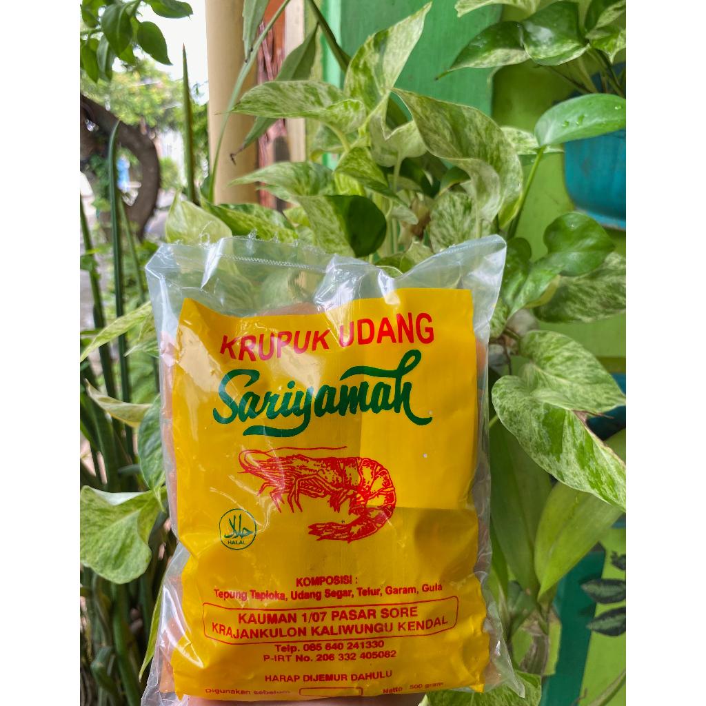 

(500gr) Kerupuk Udang Sariyamah Asli Kaliwungu