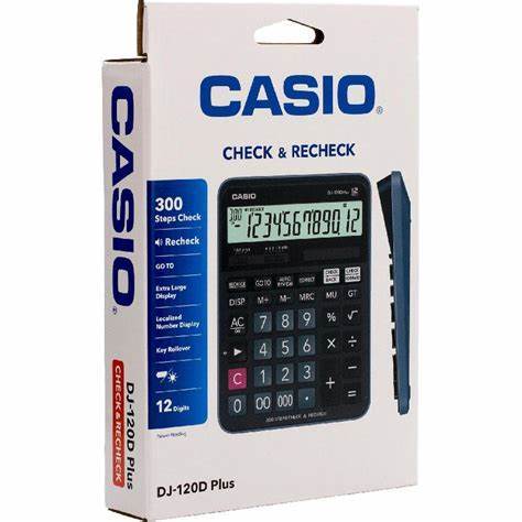 

Kalkulator Casio DJ 120 D Plus Original