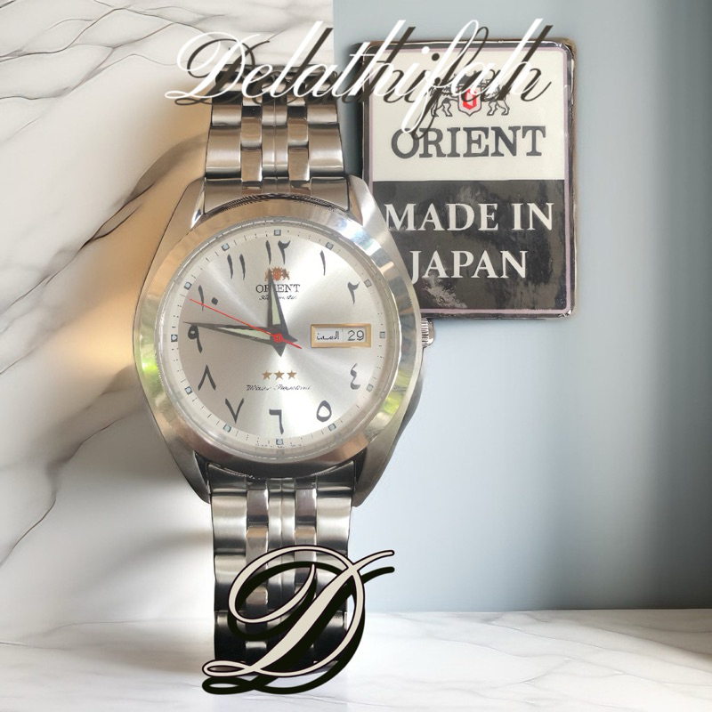 Jam Tangan Merk Orient Tri-Star Arabic Dial Preloved