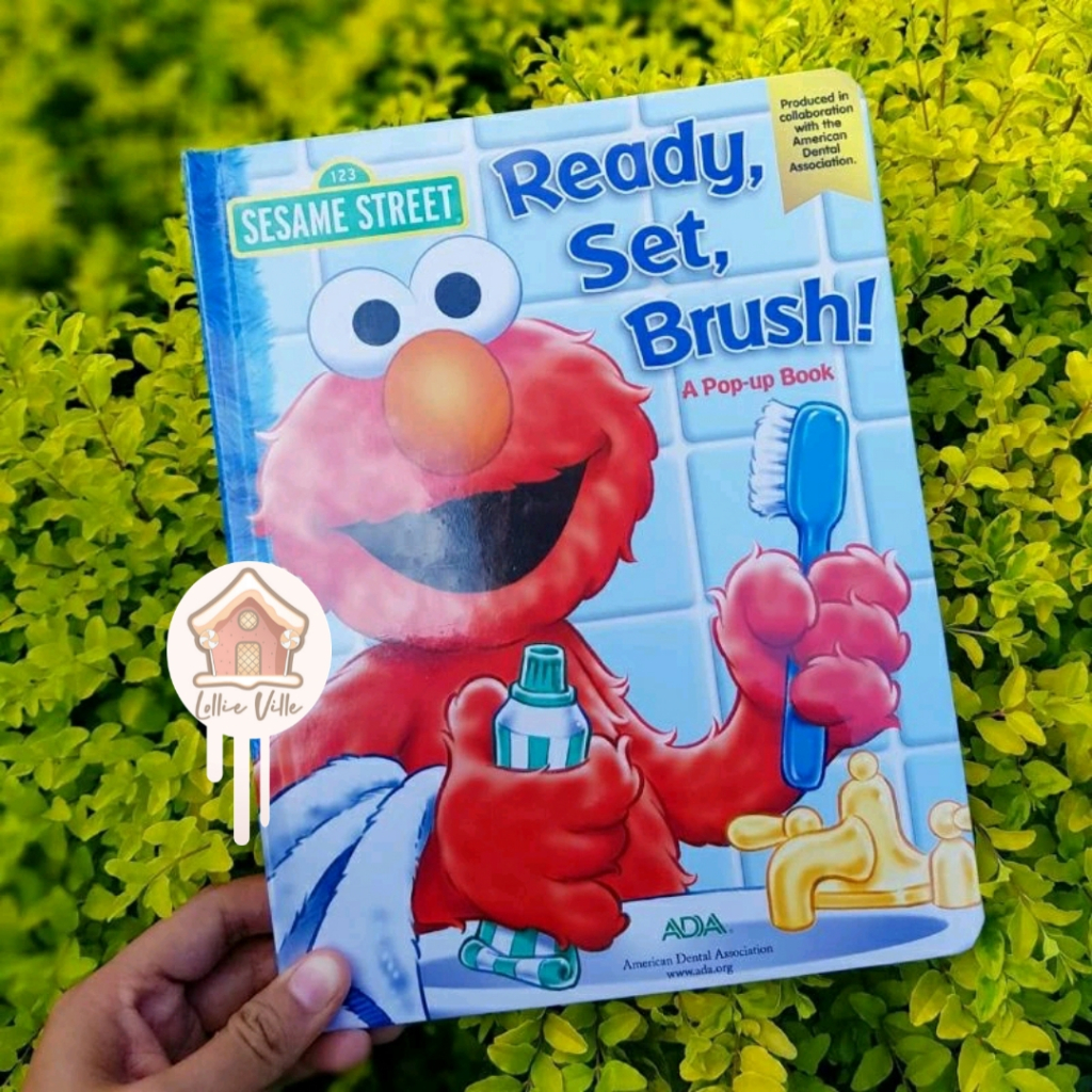 Sesame Street Ready Set Brush Pop Up Board Book