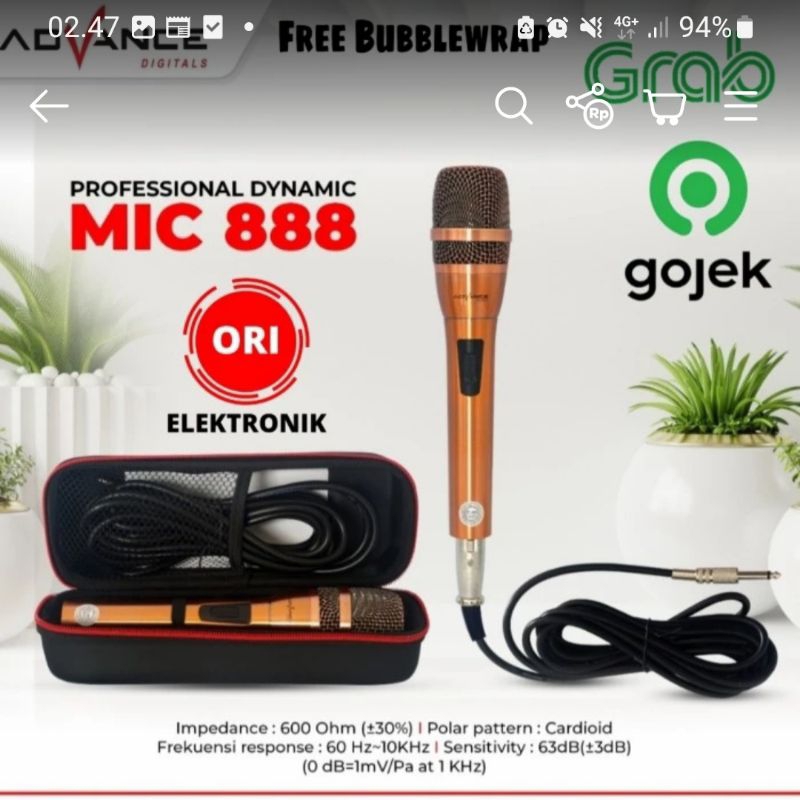 ADVANCE PROFESSIONAL DYNAMIC MIC-888