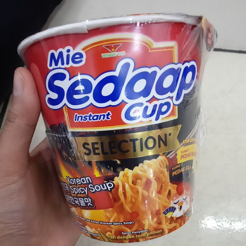 

Mie sedap cup Korean Spicy Soup