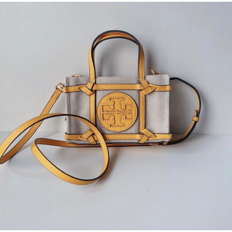 TB Ella canvas micro tote bag