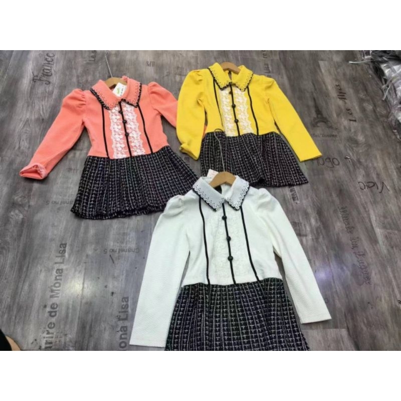 DRESS/ TUNIK ZARA TWEED PREMIUM