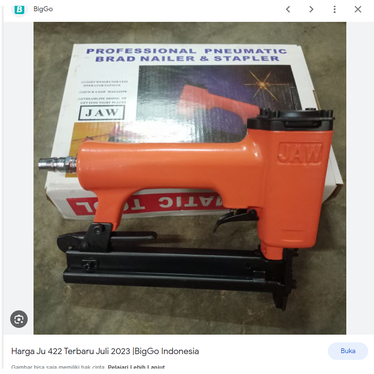 AIR NAILER GUN JU 422 JAW (STAPLER ANGIN)