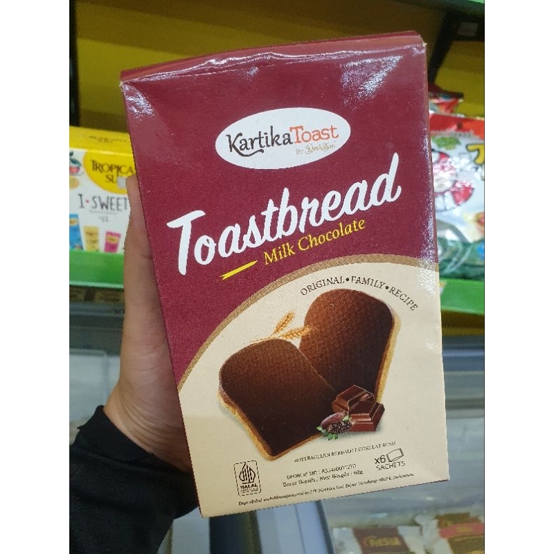 

Kartikatoast toastbread milk coklat 60g