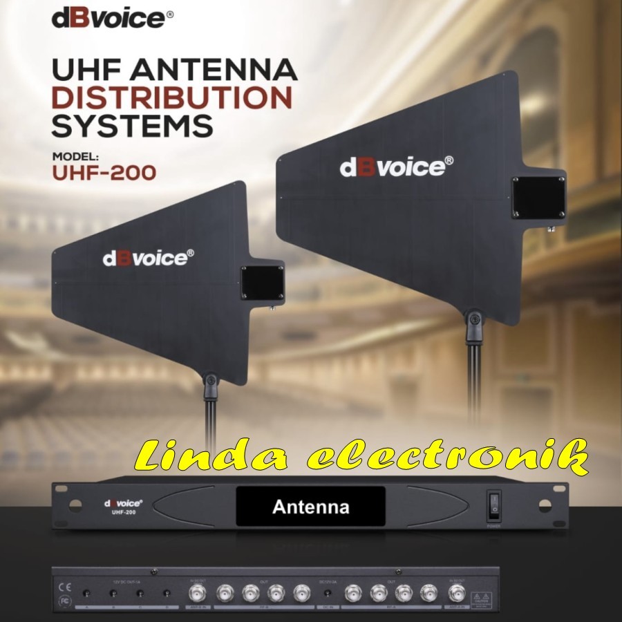 Antena Distributor dbvoice uhf200 / uhf 200 Original Wireless System