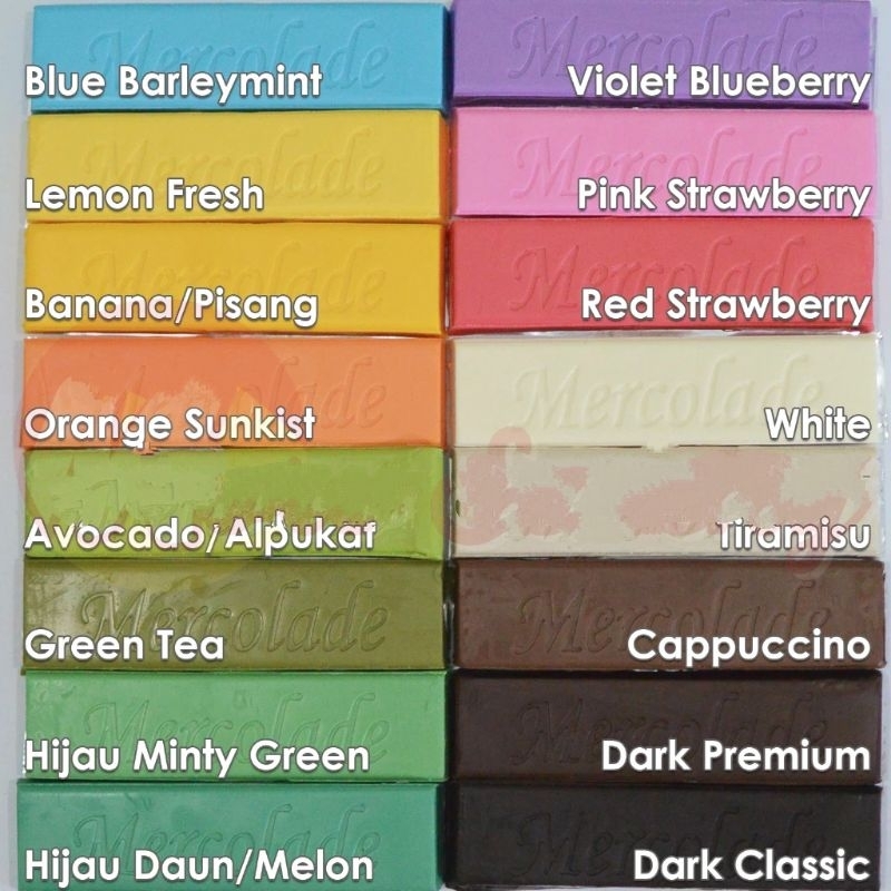 

Coklat warna warni potongan