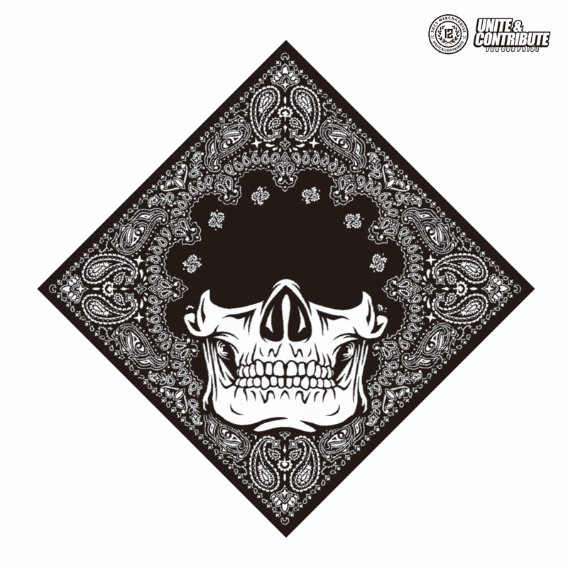 Sucs Merch - Bandana Tengkorak Hitam