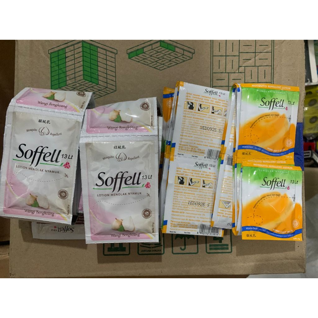 SOFFELL RENCENG ISI 12PCS/ LOTION ANTI NYAMUK
