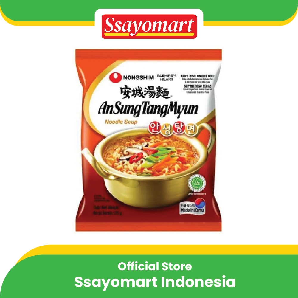 

Nongshim - AnSungTangMyun / Spicy Miso Soup Noodle 125g