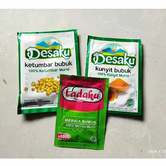 

DESAKU MERICA KETUMBAR KUNYIT 3PCS