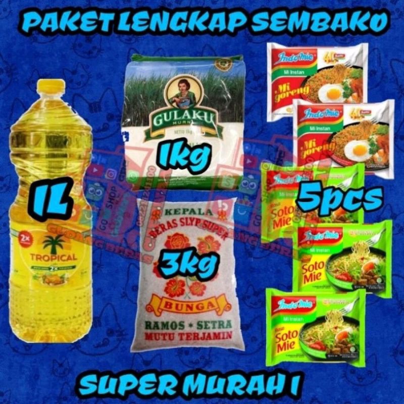 

PAKET SEMBAKO MURAH REQ BY CUST