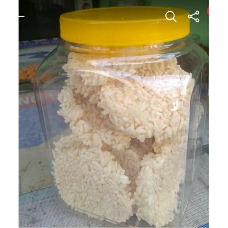 

Rengginang matang kemasan toples isi 12 pcs