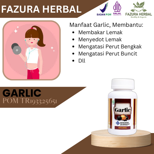Garlic - Obat Pembakar Lemak Perut, Obat Penyedot Lemak Perut, Obat Perut Bengkak, Obat Perut Buncit