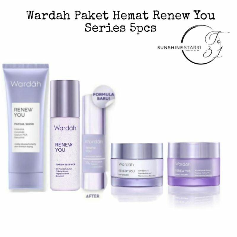 Wardah Paket Hemat Renew You Series Lengkap