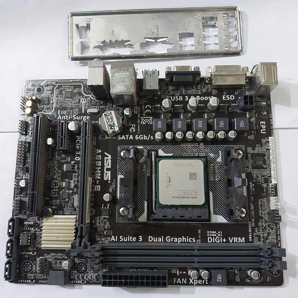 mainboard motherboard amd fm2 murah asus A68HM-E