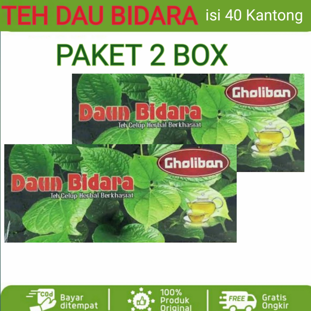 

[ PAKET 2 BOX ] Teh Celup Daun Bidara / Sidr Gholiban