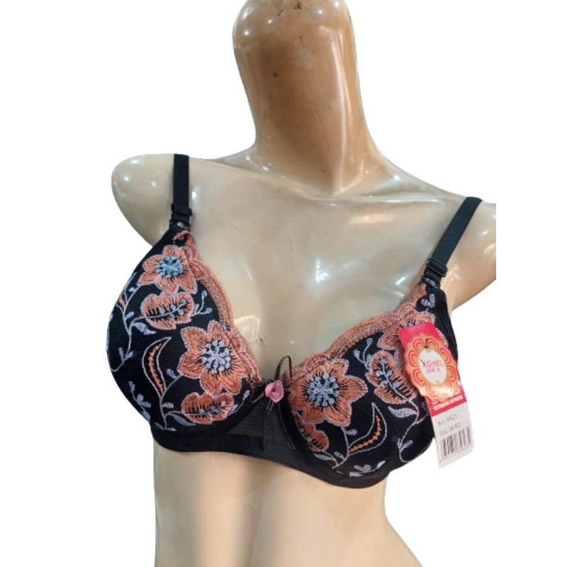 bra tanpa kawat / BH tanpa kawat bordir bunga