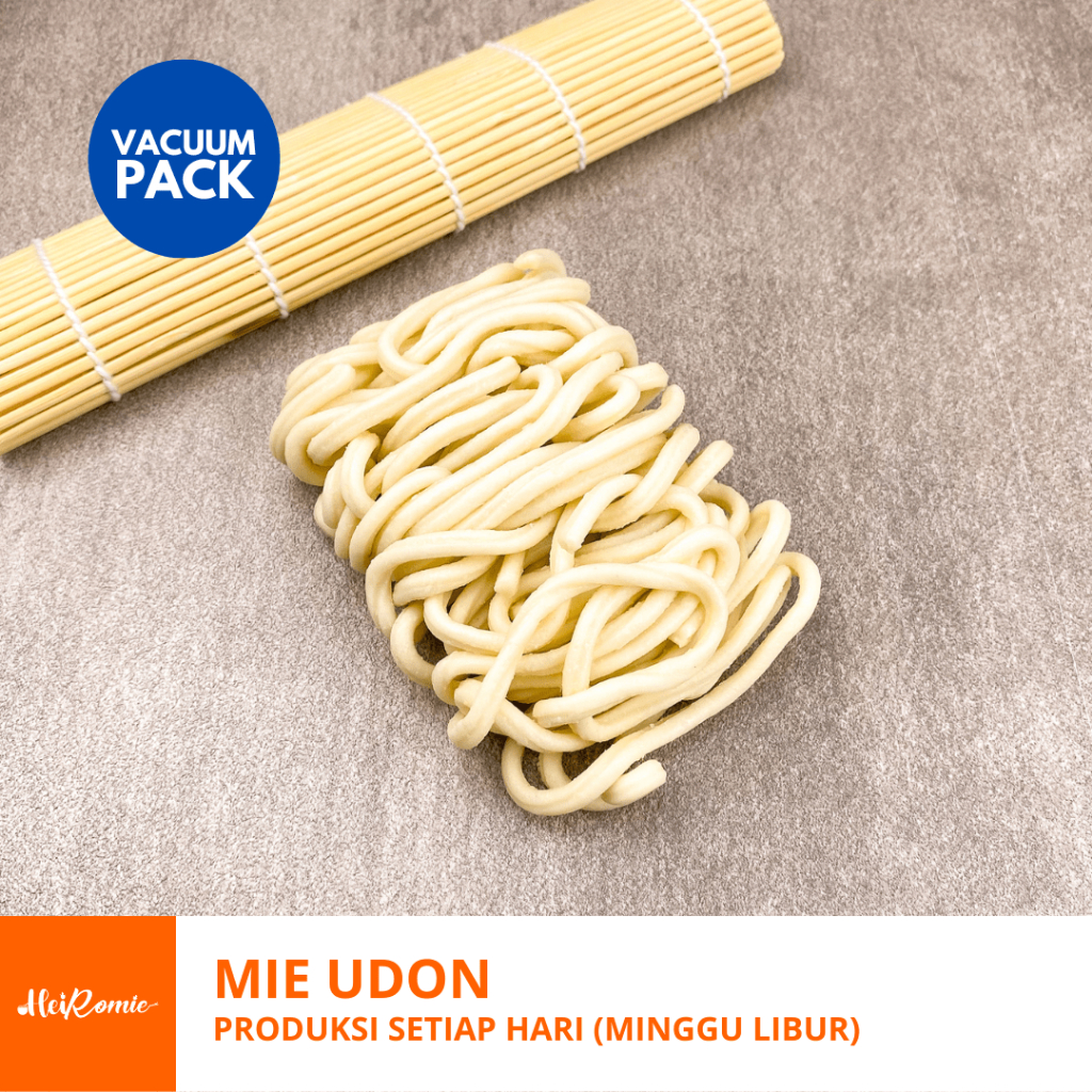 

Vacuum Mie Udon Premium 1 Kg (Isi 8 pack X 125 gr)