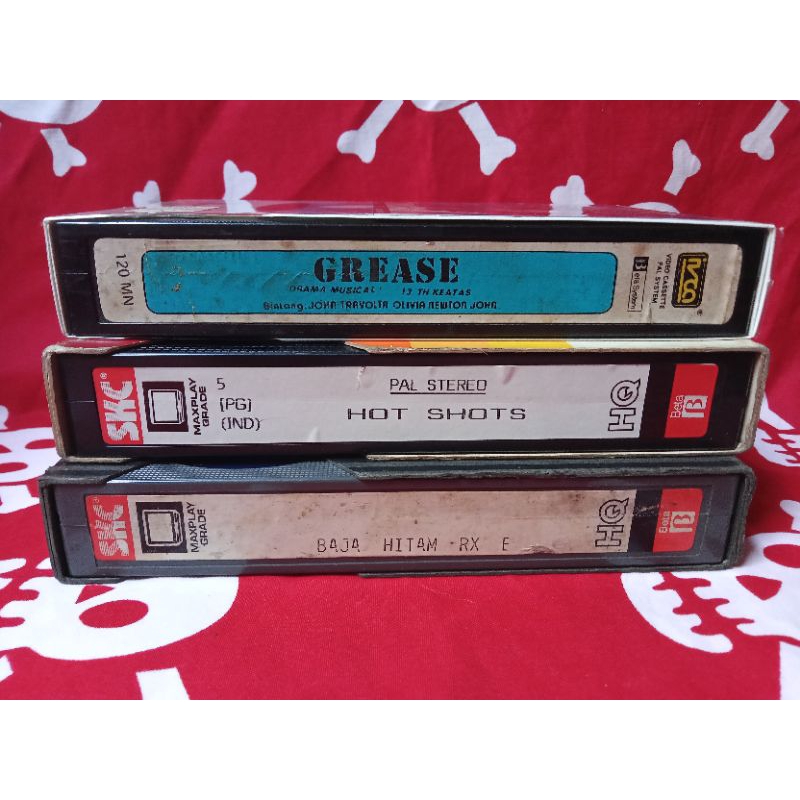 3 Kaset Betamax Bootleg Isi Film Jadul 80an 90an