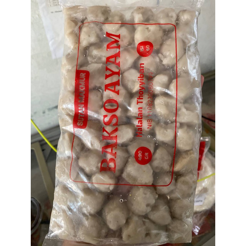 

Bakso ayam curah isi 60 butir