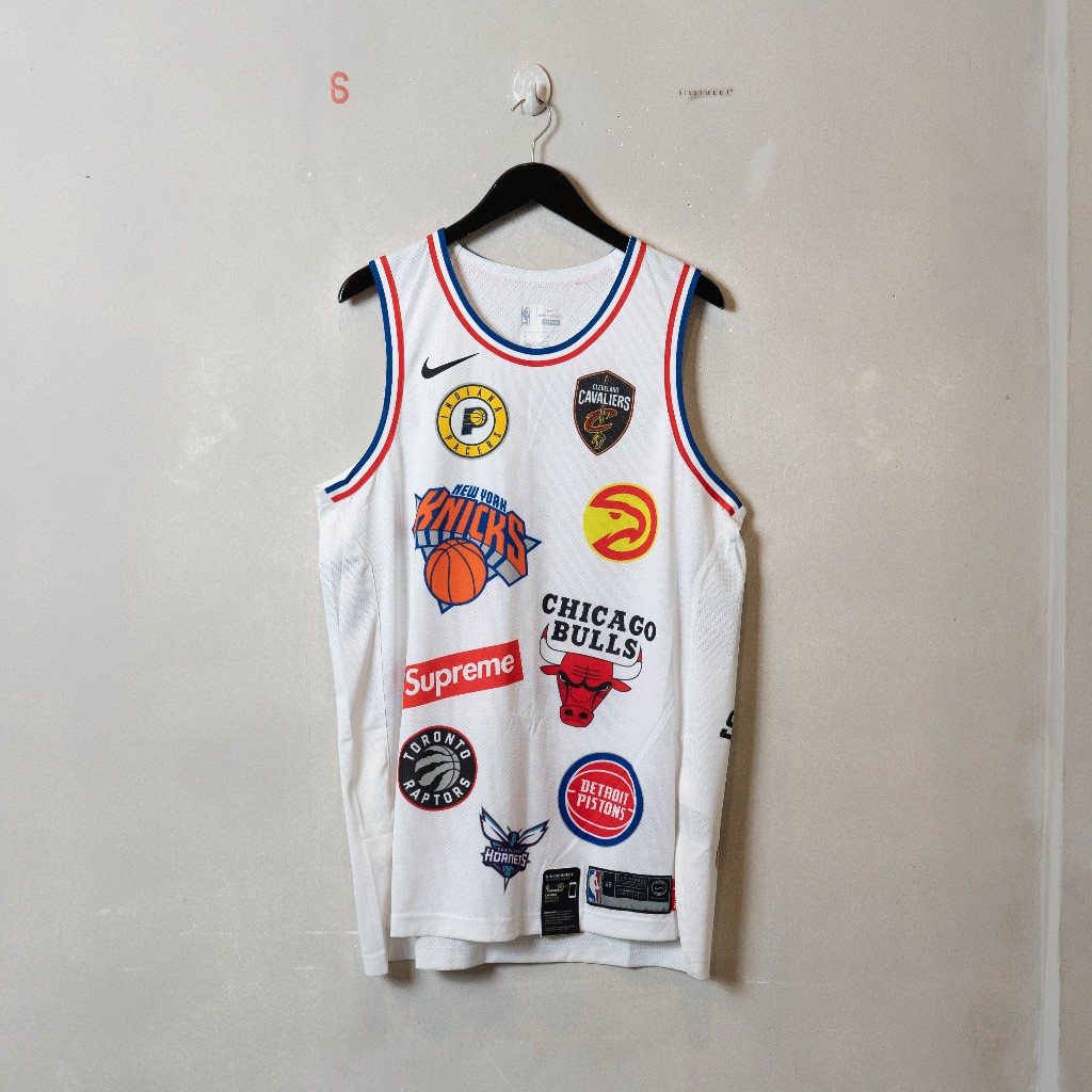 SUPREME Jersey Nike / NBA Authentic White (100% Authentic)