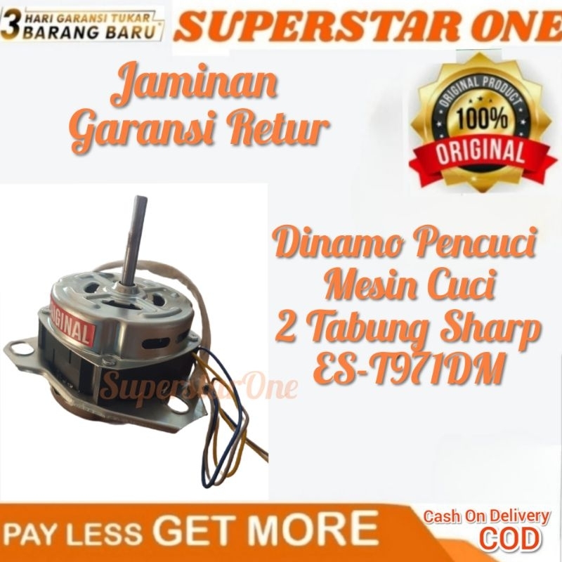 Dinamo Pencuci Mesin Cuci 2 Tabung Sharp ES-T971DM