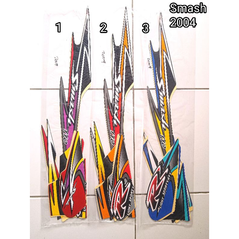 Striping motor standar SMASH thn.2004