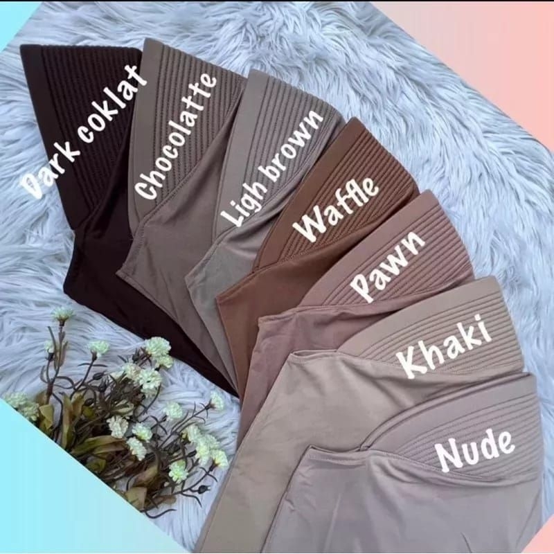 Hijab Sport/Hijab Instan/Hijab  Sport Olahraga Spandek Polos Premium Pet Besar