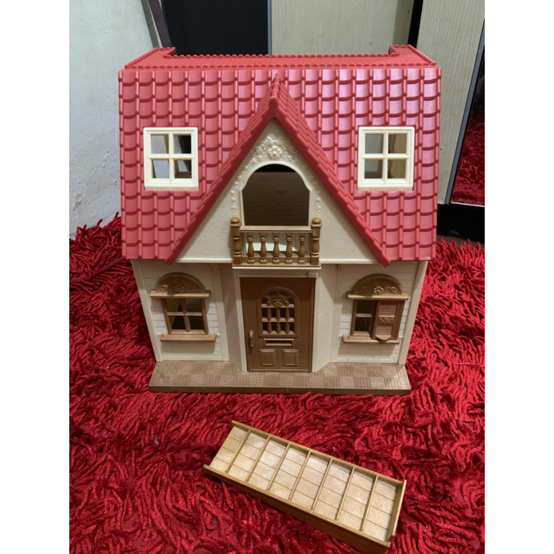 Sylvanian Red roof cosy cottage | preloved Rumah Sylvanian | Sylvanian families