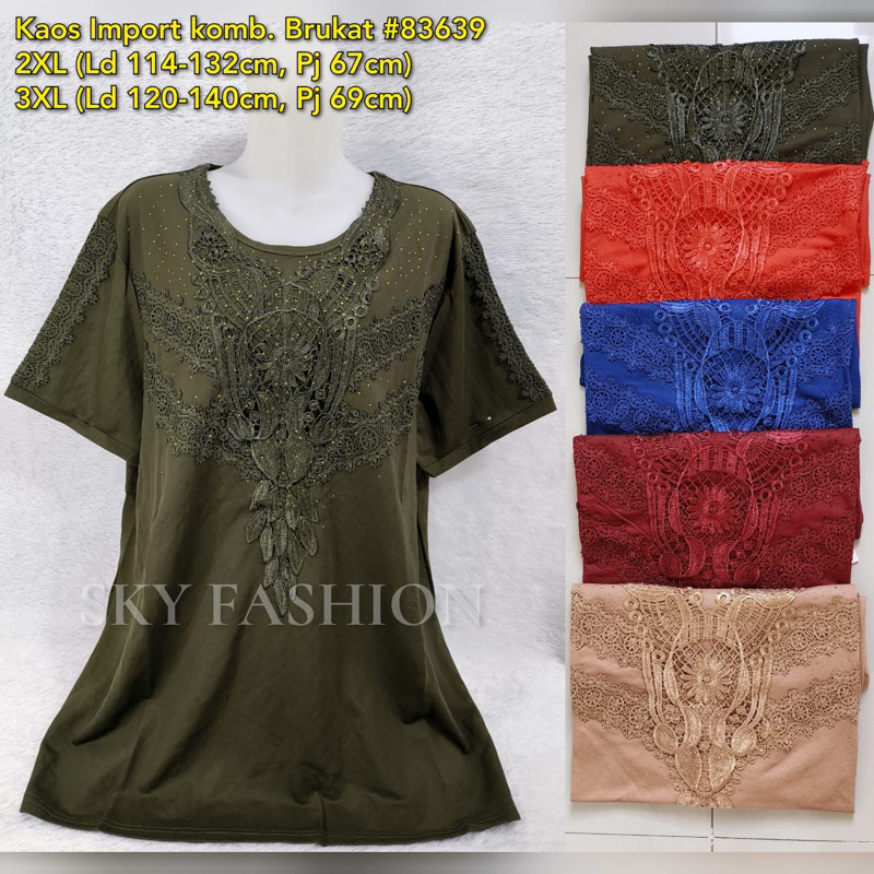 BLOUSE IMPORT ORANGTUA IMPORT/ BLUS JUMBO ORANGTUA